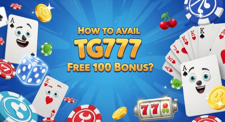 How to Avail TG777 Free 100 Bonus